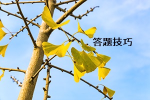 答題技巧